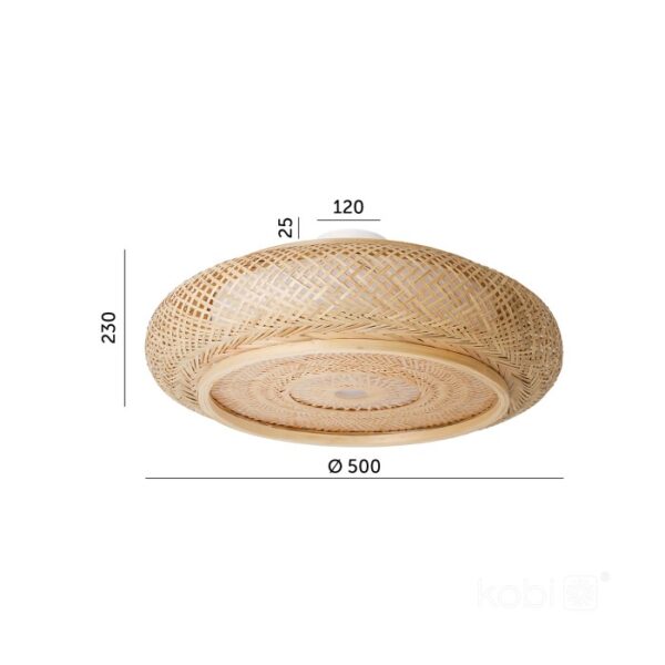 Плафон BOHO BULI M 1xE27 Kobi Design 001489