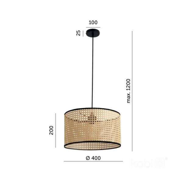 Висяща лампа BOHO RENNI B 1xE27 Kobi Design 001493