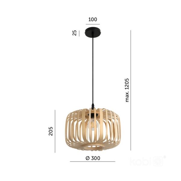 Висяща лампа BOHO BANDIGO 1xE27 Kobi Design 001486