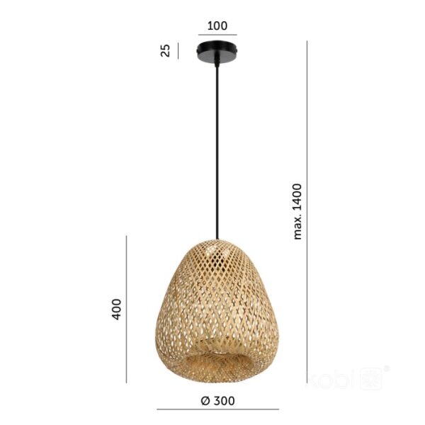 Висяща лампа BOHO BEIRUT 1xE27 Kobi Design 002158