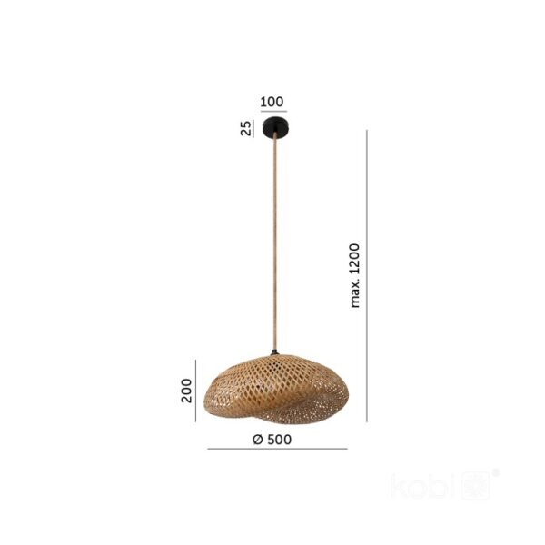 Висяща лампа BOHO BRUGIA M RB 1xE27 Kobi Design 001471