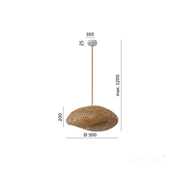 Висяща лампа BOHO BRUGIA M 1xE27 Kobi Design 001472