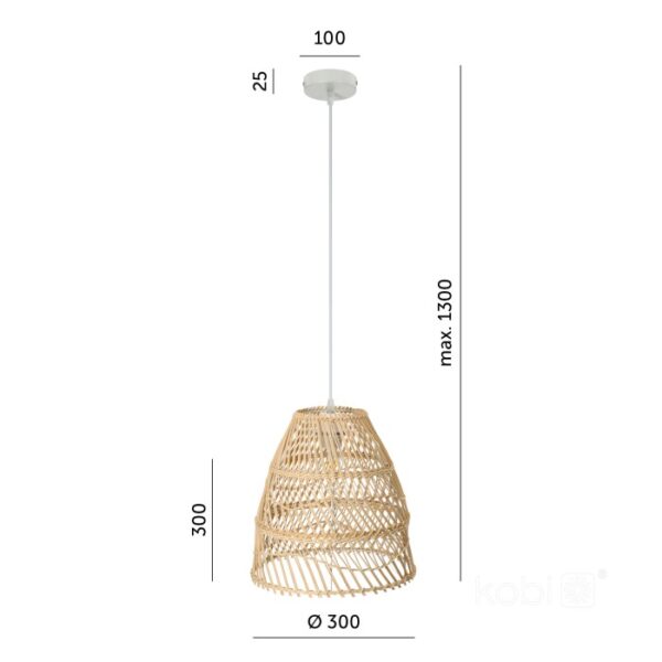 Висяща лампа BOHO RANGO 1xE27 Kobi Design 002163