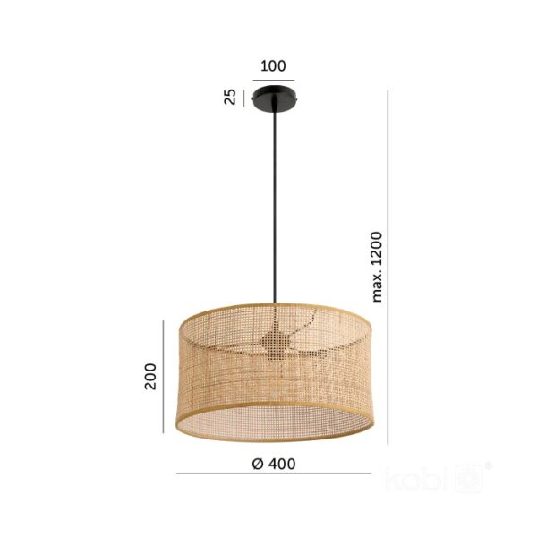 Висяща лампа BOHO RENNI N 1xE27 Kobi Design 001484