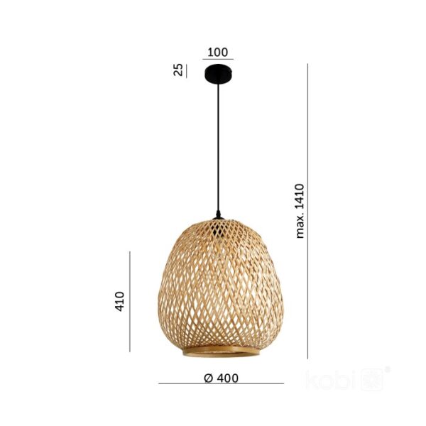 Висяща лампа BOHO BARSO 1xE27 Kobi Design 001487