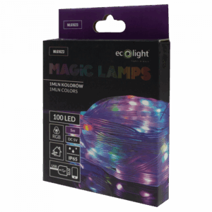 Светлинна гирлянда MAGIC LAMPS 100 LED RGB 5 m USB 5V ML61623