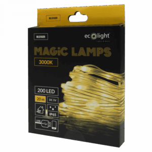 Светлинна гирлянда MAGIC LAMPS 200 LED 3000K 20 m USB 5V ML61609