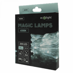 Светлинна гирлянда MAGIC LAMPS 200 LED 6500K 20 m USB 5V ML61610