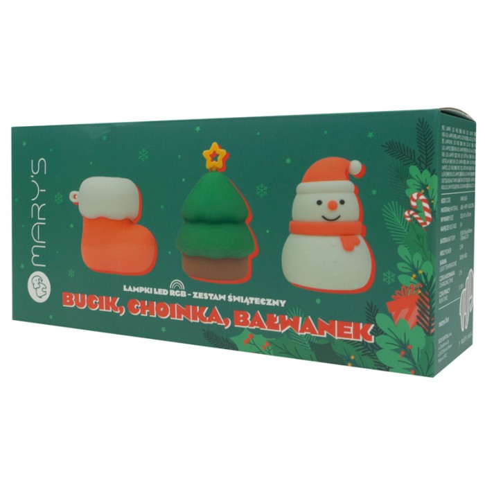 Коледен комплект LED нощни лампи Mary’s MW61624