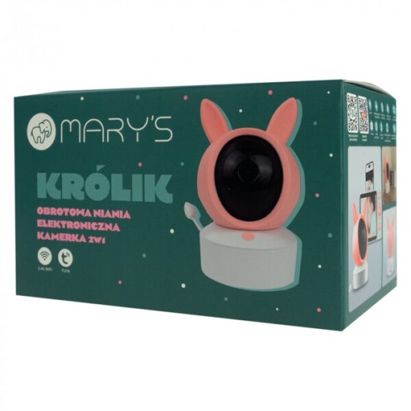 Wi-Fi бебефон камера Mary’s Зайче 2в1 Tuya MW61500