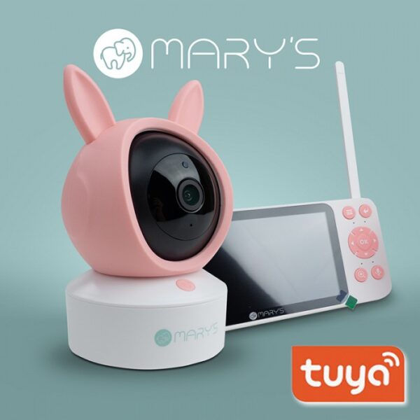 Wi-Fi бебефон камера Mary’s Зайче 2в1 Tuya MW61500