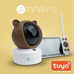 Wi-Fi бебефон камера Mary’s Мече 2в1 Tuya MW61499