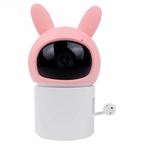 Бебефон с камера и Wi-Fi Mary’s „Зайче“ – HD, нощно виждане, Tuya Smart MW61444