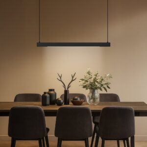 Висяща лампа MILAGRO LINEA 36W LED 3CCT (3000K/4000K/5700K) Черна ML1784