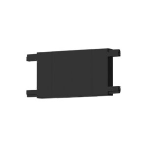 Съединител Slim Magnetic Track прав Черен ML2215