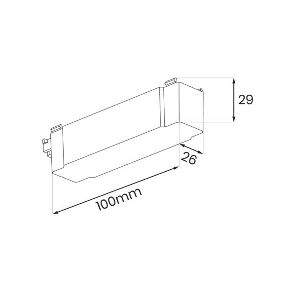 Капак за Slim захранващият модул Magnetic Черен ML2231