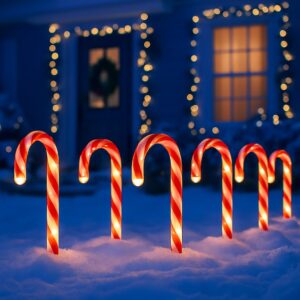Коледен комплект LED бастуни Milagro CANDY CANE SET 5pcs 10W ML2406