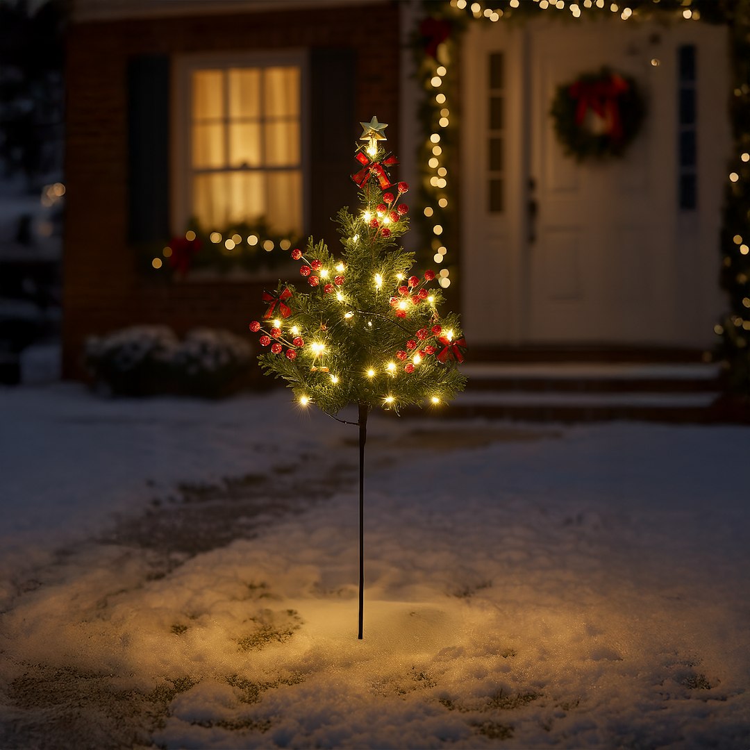 Коледна LED мини елха Milagro GREEN TREE 1W ML2407