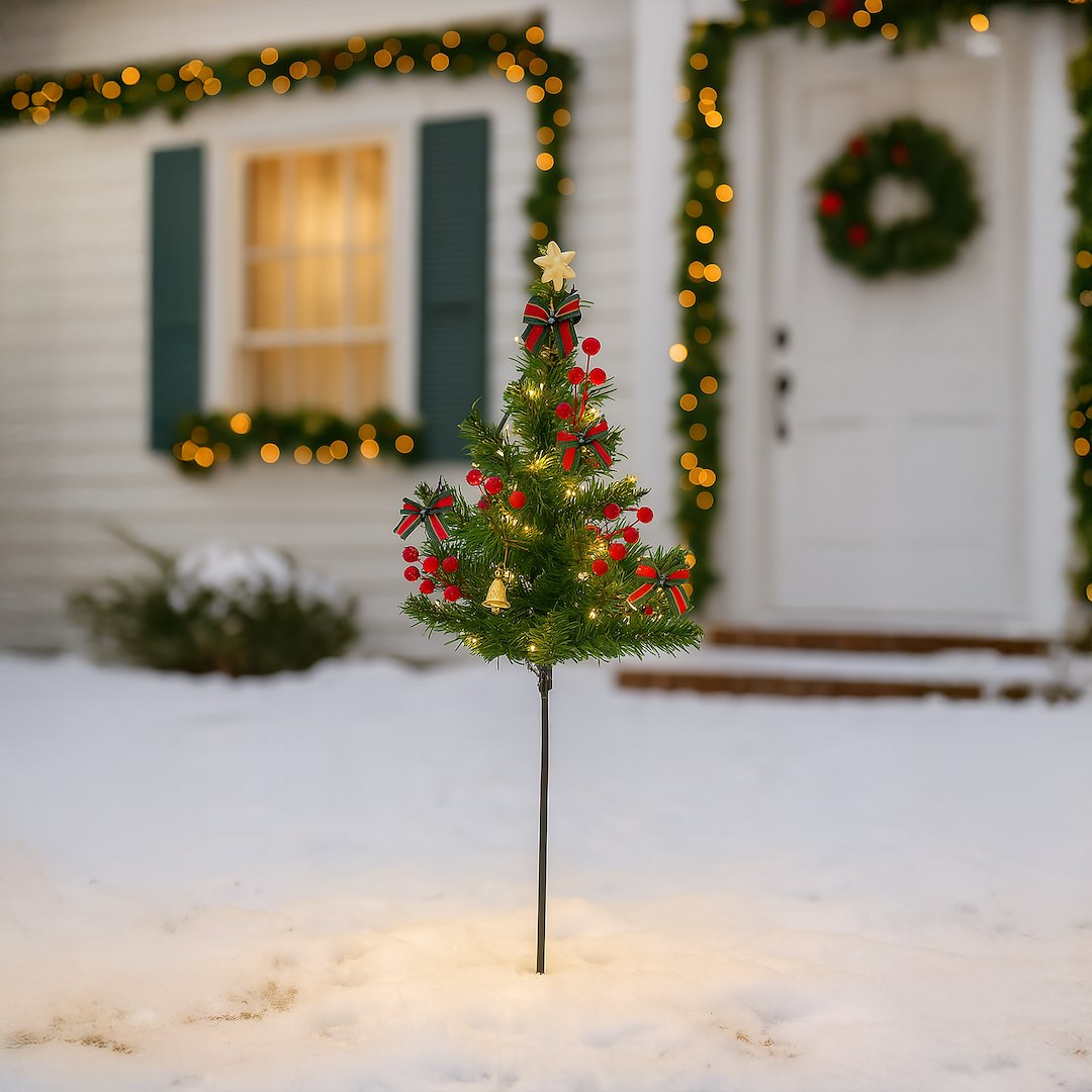 Коледна LED мини елха Milagro GREEN TREE 1W ML2407