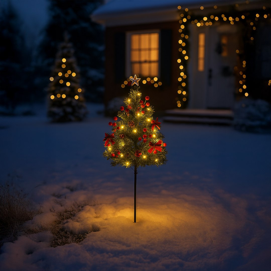 Коледна LED мини елха Milagro GREEN TREE 1W ML2407