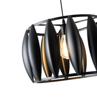 Висяща лампа ARTE ILLUMINA CROWN 1XE27 черен 144-46026