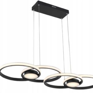 Висяща лампа REALITY AUDIA 48W LED 4000K Черен мат 336301-30