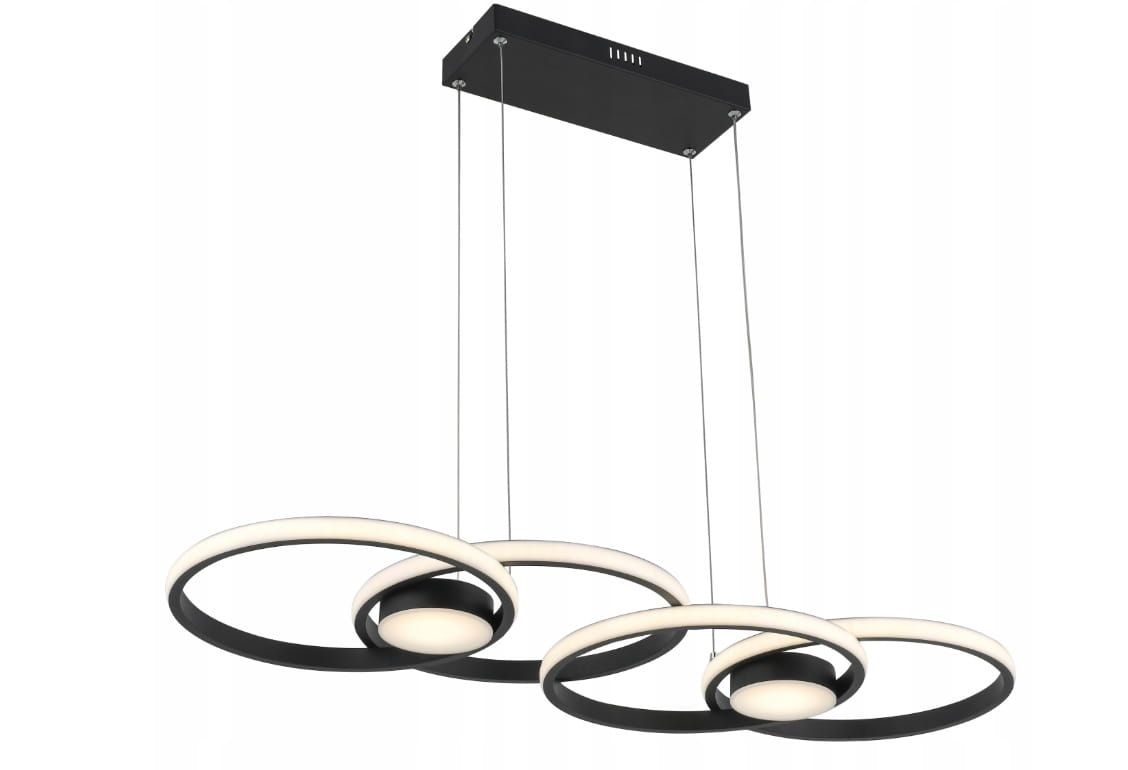 Висяща лампа REALITY AUDIA 48W LED 4000K Черен мат 336301-30