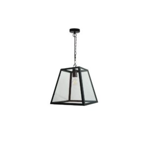 Висящо осветление черен метал стъкло VK/03154/PE/B)