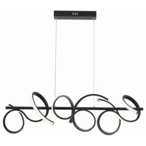 Плафон REALITY LOZANNA 30W LED 3000/3500/4000K Черен мат 343301-30