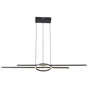 Плафон REALITY XANDRA 36W LED 4000K Черен мат 342801-30