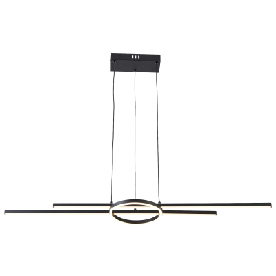 Плафон REALITY XANDRA 36W LED 4000K Черен мат 342801-30