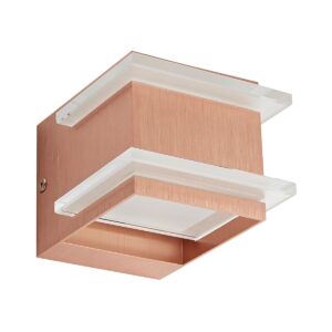 Стенен аплик MIA мед+матирано стъкло 8W G9 VK/03077WA/COP