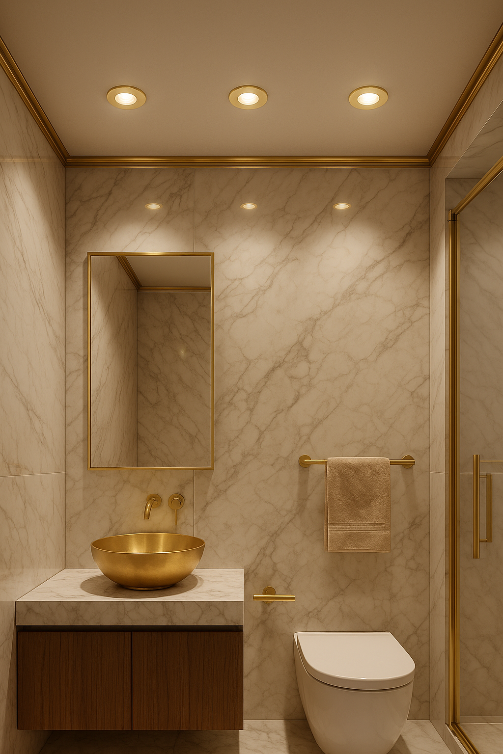 Луничка STRUHM DUKAT C Golden GU10 Ø85 IP44 04242