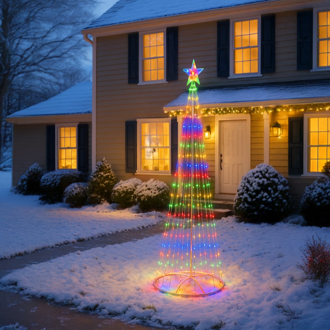 Коледна елха LED Milagro 1.8m 269LED RGB + 2700K IP44 EK2403