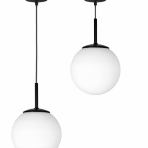 Висяща лампа Fibram Lighting KMP871 стъклена Ø140 E27