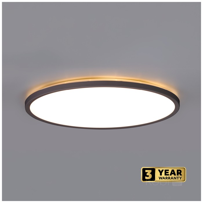Плафон KOBI NIVERA CIRCLE 12W LED 3CCT LX IP54 черен 004103