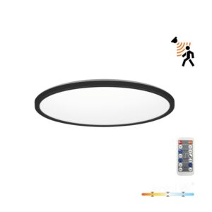 Плафон KOBI NIVERA CIRCLE 18W LED 3CCT LX IP54 черен 004105