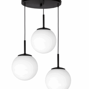 Висяща лампа Fibram Lighting  стъклена  KMP 3xE27 KMP874