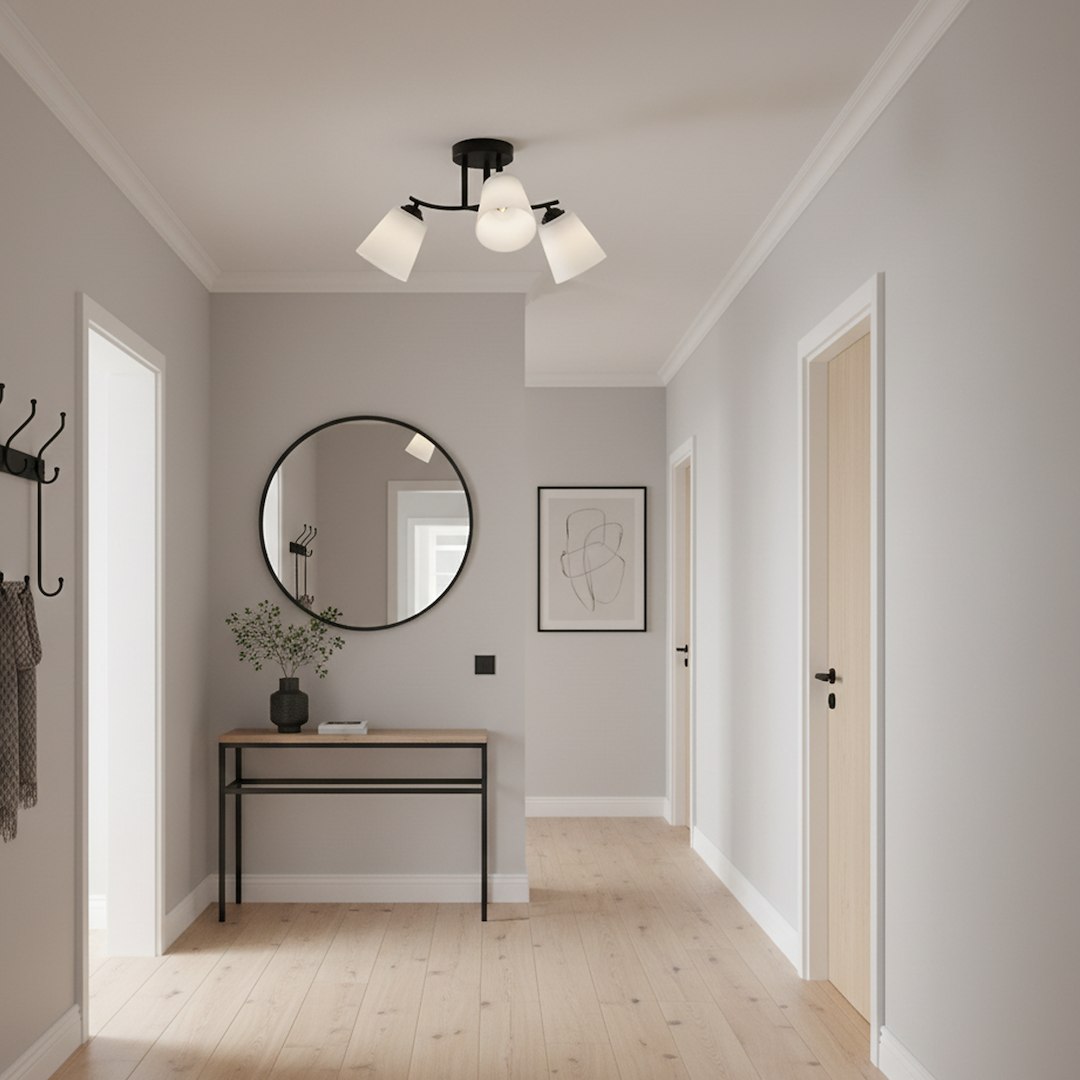 Плафон Milagro PAFOS Black 3xE27 ML2257