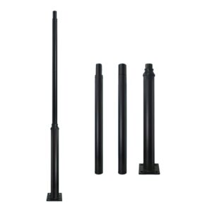 Стълб за външно осветление BASE SV 3 м Ø60 мм черен Kobi – 004428