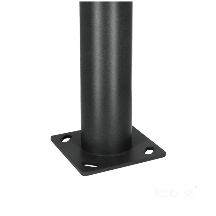 Стълб за външно осветление BASE SV 3 м Ø60 мм черен Kobi – 004428