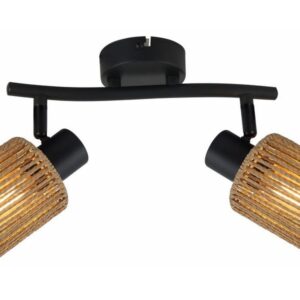 Спот ARILA 2xE14 40W черно-кафяв 845002-30