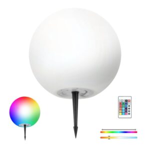 Соларна градинска лампа KOBI LED GARDEN BALL 40cm RGB + 3000K 003697