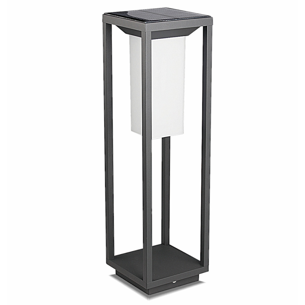 Соларна LED градинска лампа ECOLOS 220 lm 4000K IP65 черна LG01-19