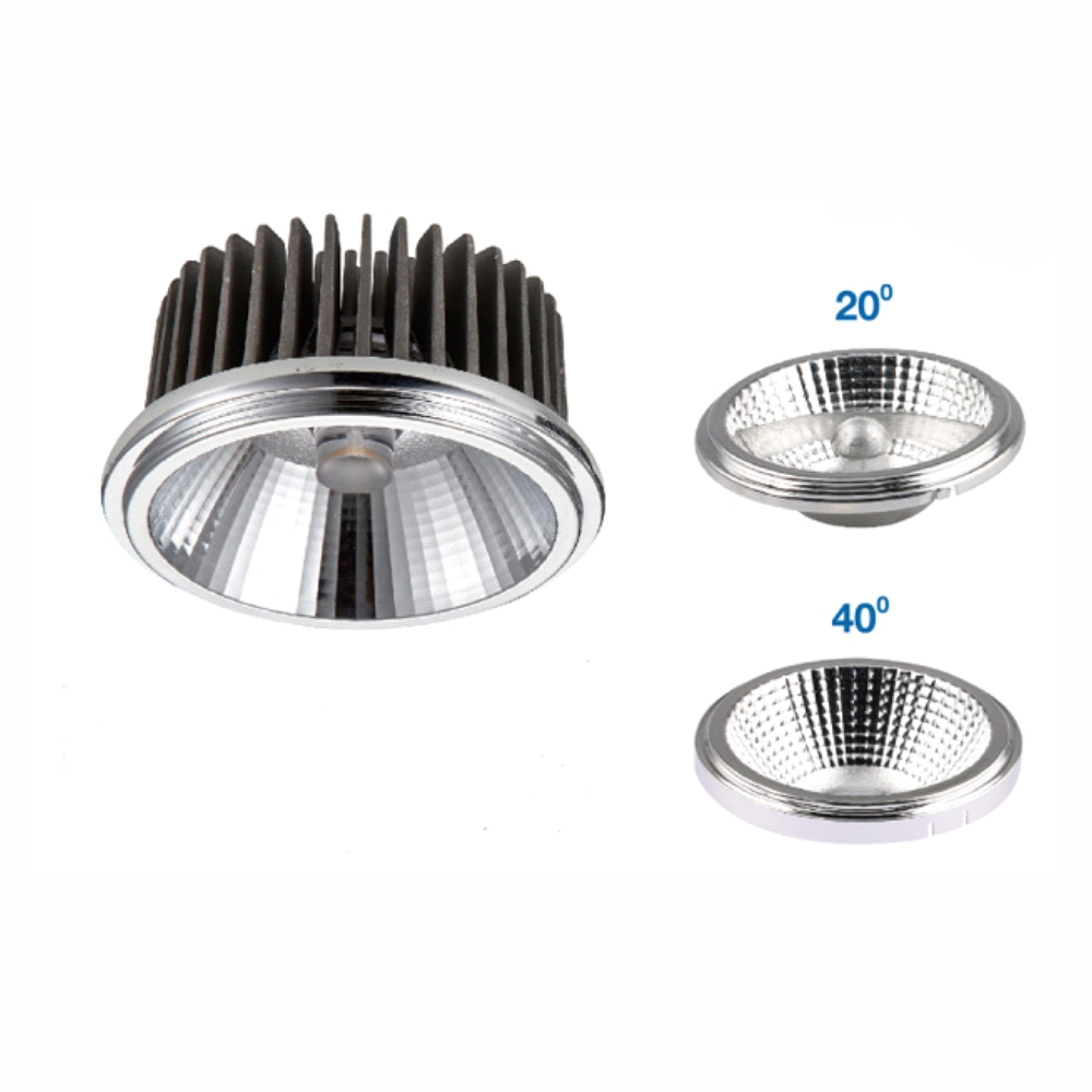 LED луничка LAMBARIO LL01-7 20W 3000K W-LENS 20°/40° IP20 Хром LL01-7