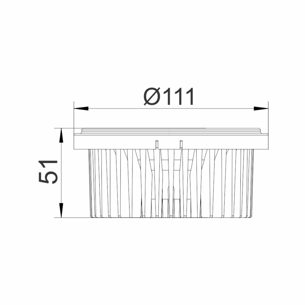 LED луничка LAMBARIO 20W 4000K 1700lm 120° IP20 Ø111×51 mm LL01-8