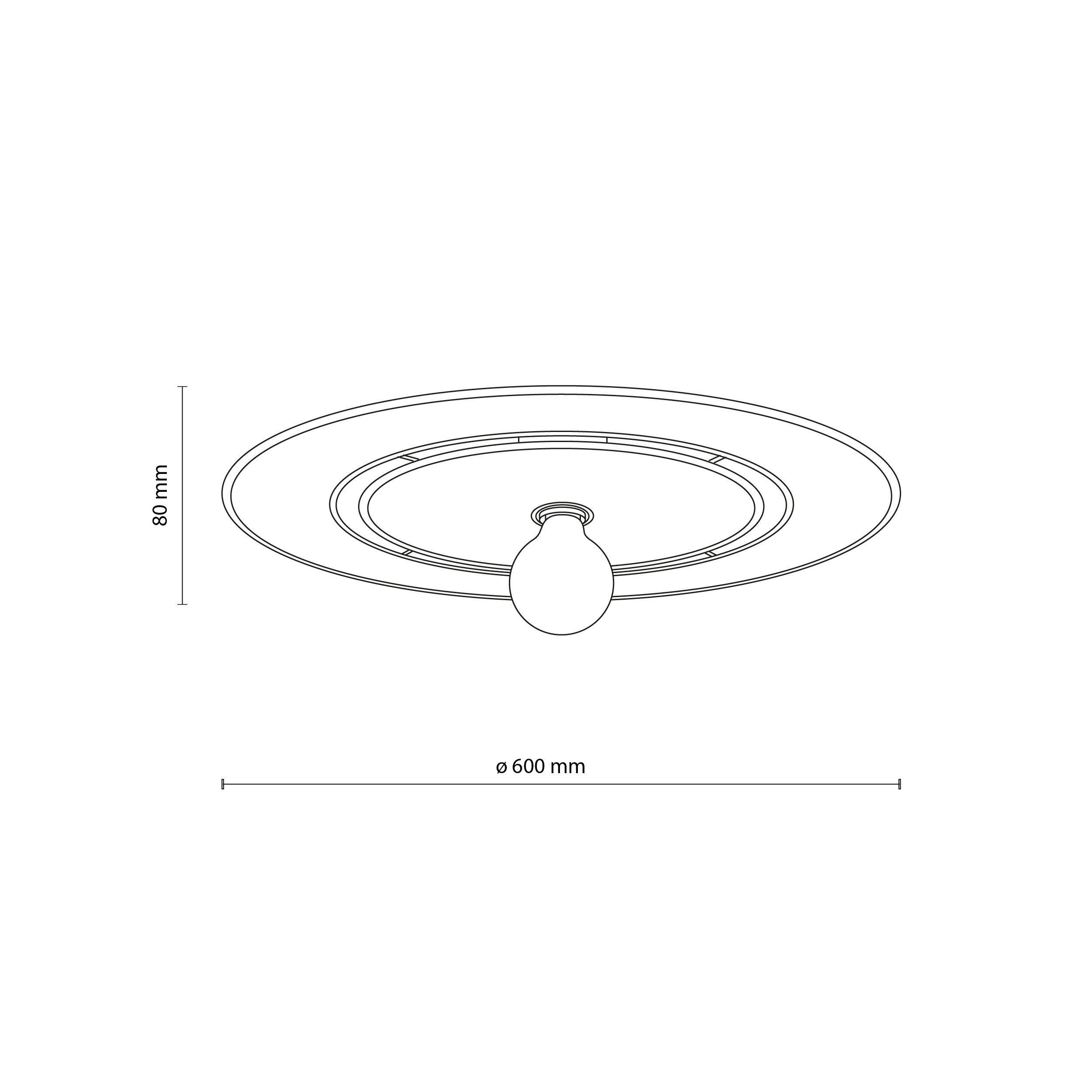 Плафон TK Lighting CALMA SABIA 1xE27 TK11351