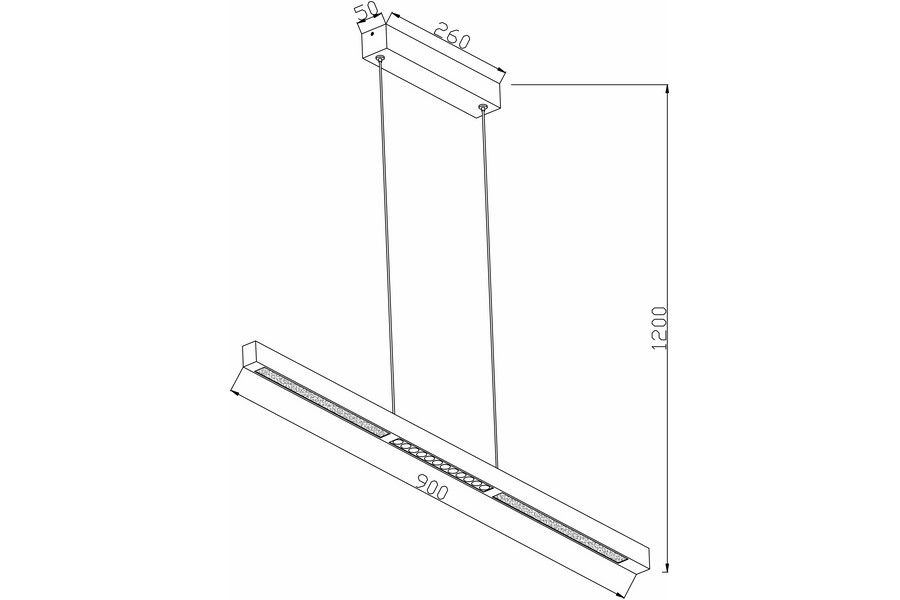 Висяща лампа CASSIE 20W LED 4000K 342101-30 REALITY
