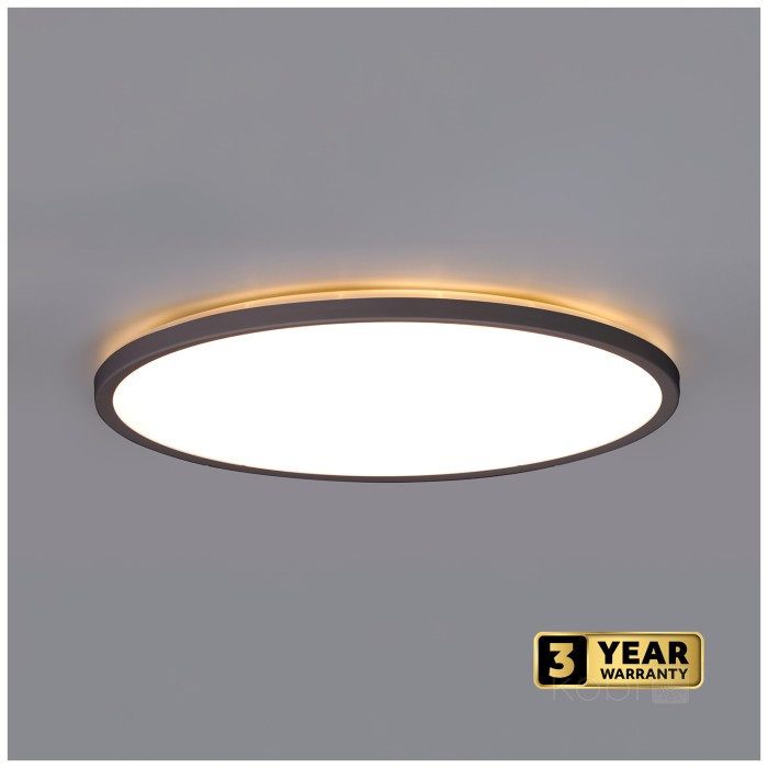 Плафон Kobi Premium NIVERA CIRCLE 32W LED 3CCT IP54 черен 004093