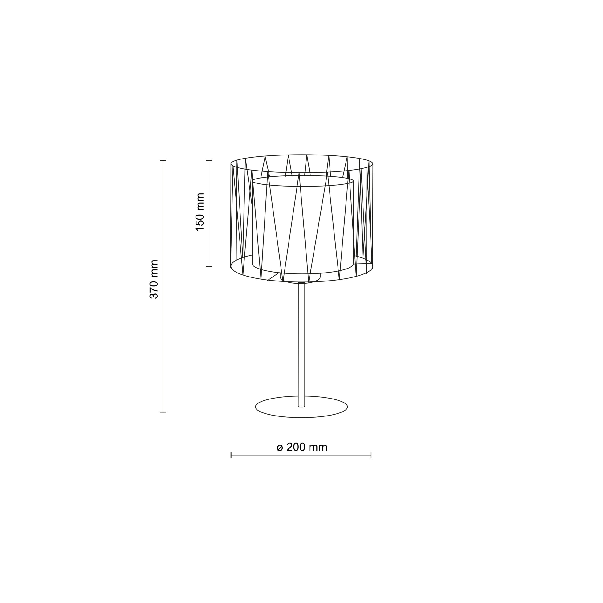 Настолна лампа HARMONY SABIA 1xE27 TK Lighting TK16198